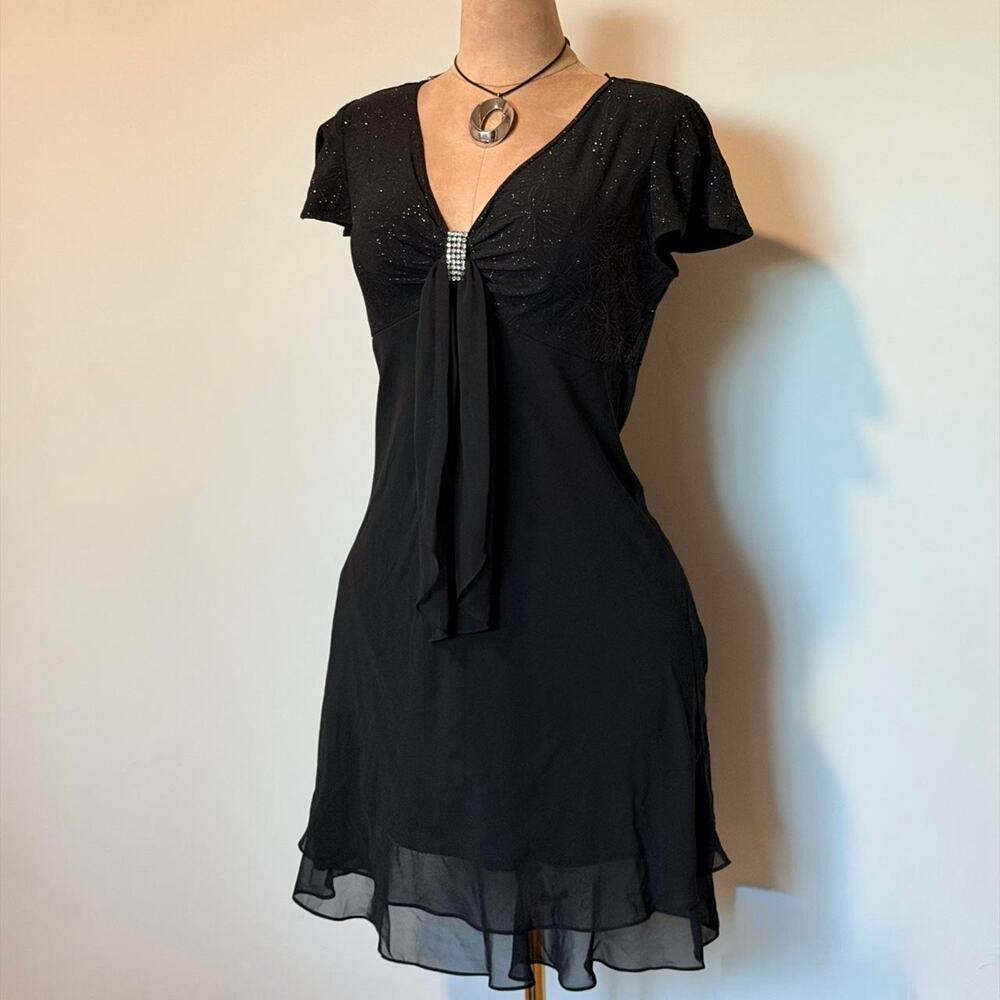 Rm richards black dress with